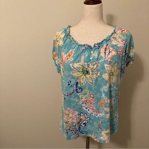 Lauren Jeans Co. Ralph Lauren women’s top Size XL
